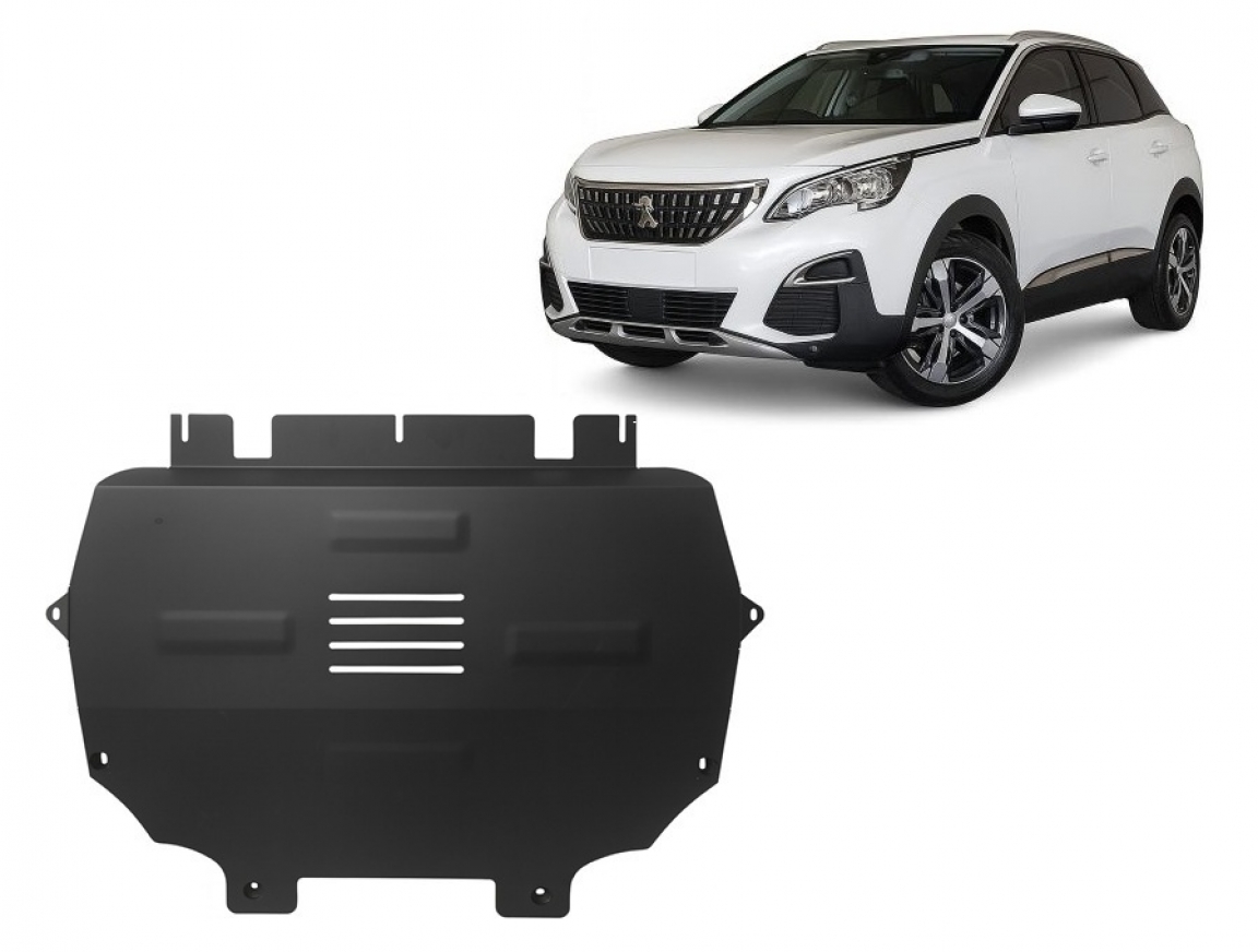 Bunnplate Stål Motor+ | Peugeot 3008 (2017-2026) - 2
