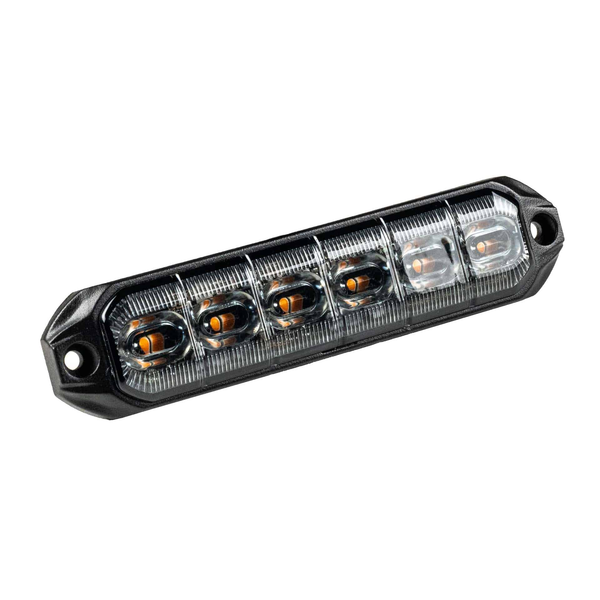 LED R65 CL2 warning light 6-LED amber 12/24v 200cm cable - 2