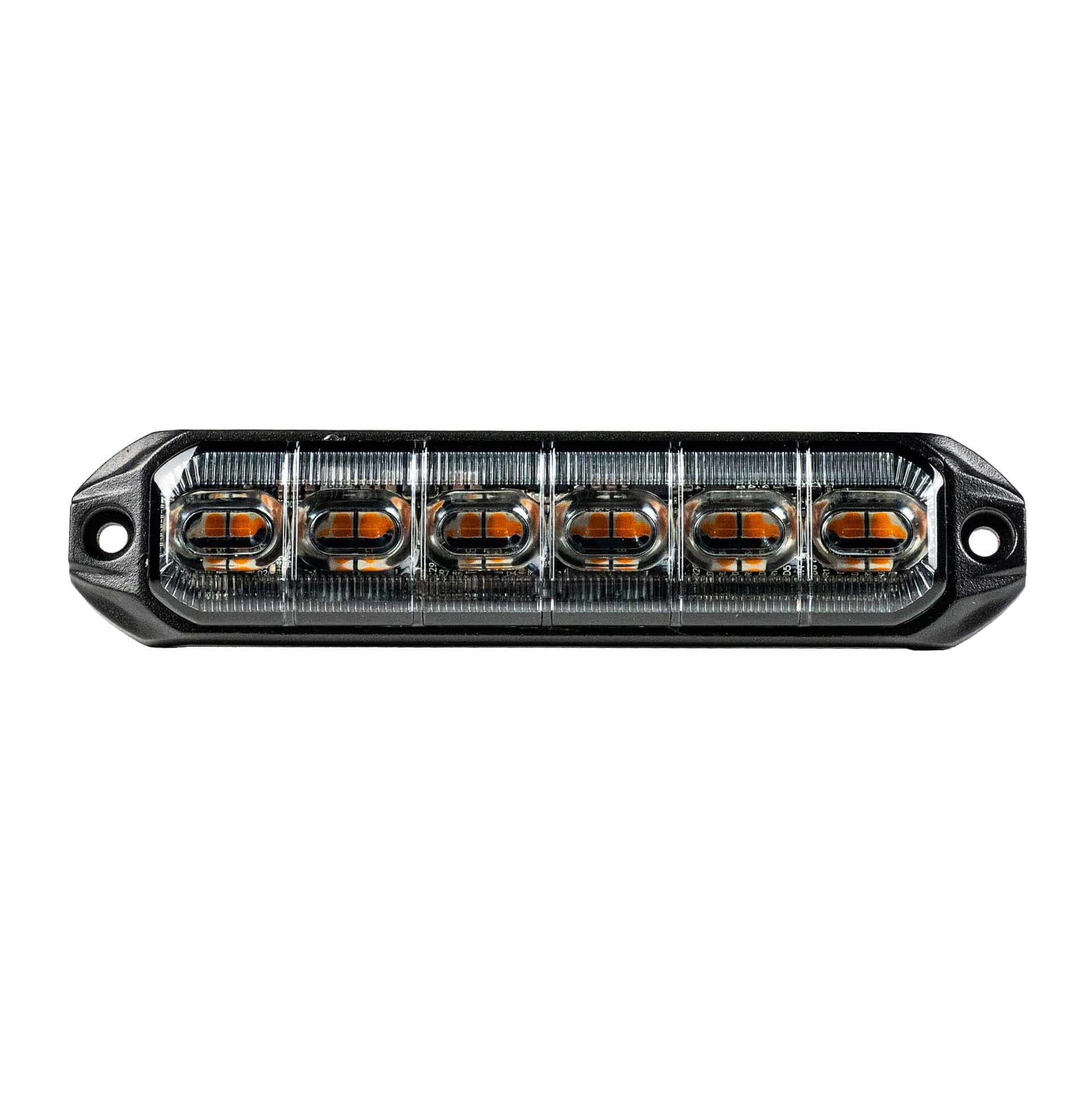 LED R65 CL2 warning light 6-LED amber 12/24v 200cm cable