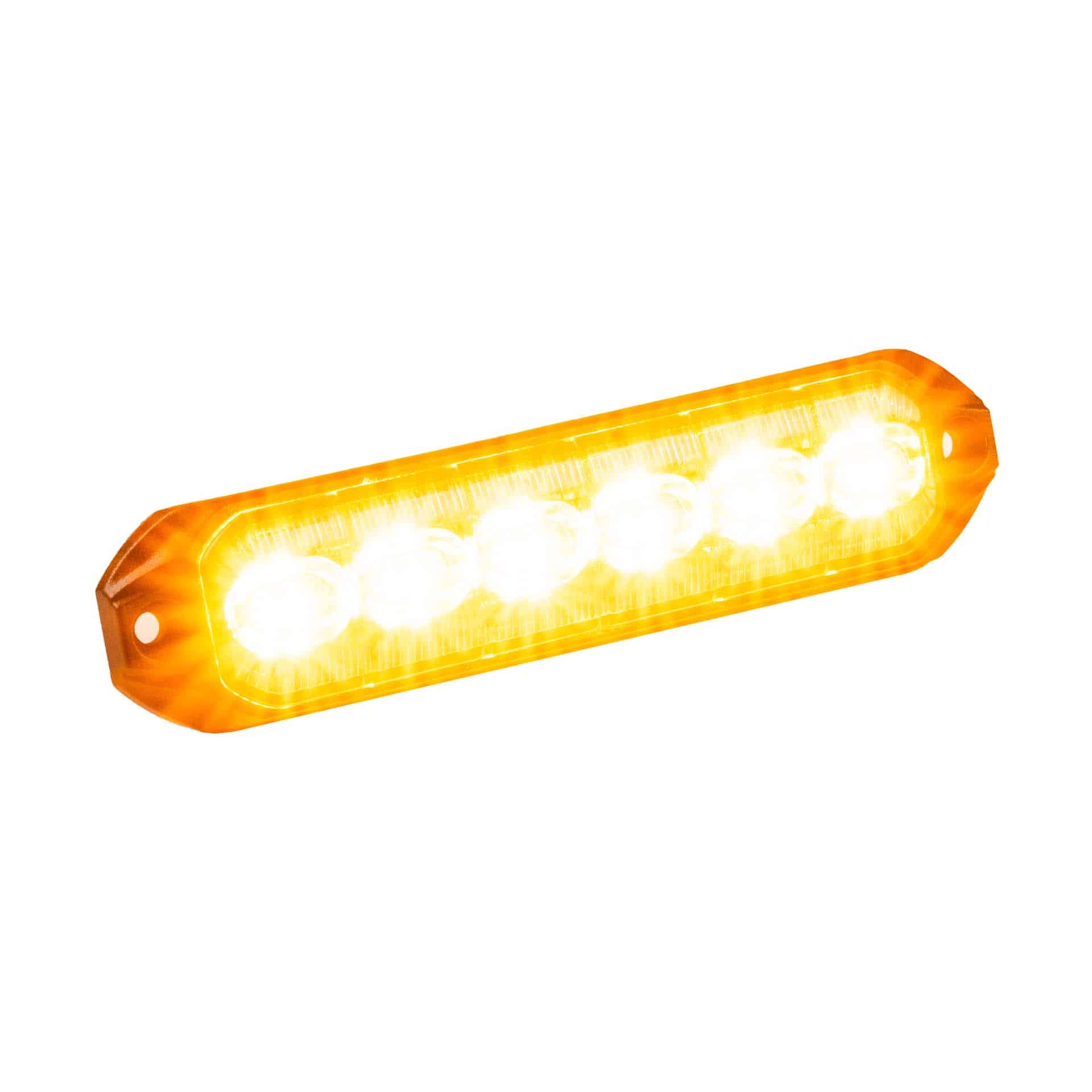 LED R65 CL2 warning light 6-LED amber 12/24v 200cm cable - 3