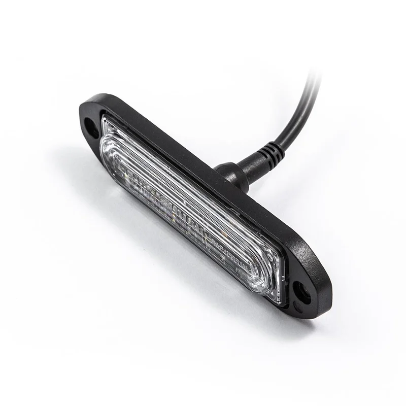 LED R65 advarselslys rav | 12-24v | 2m kabel - 5