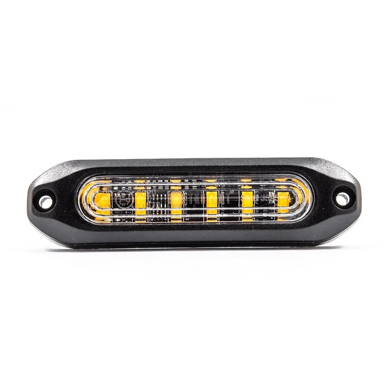 LED R65 advarselslys rav | 12-24v | 2m kabel - 2