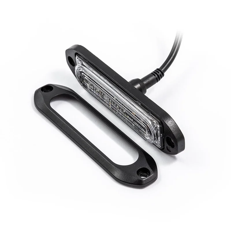 LED R65 advarselslys rav | 12-24v | 2m kabel - 4