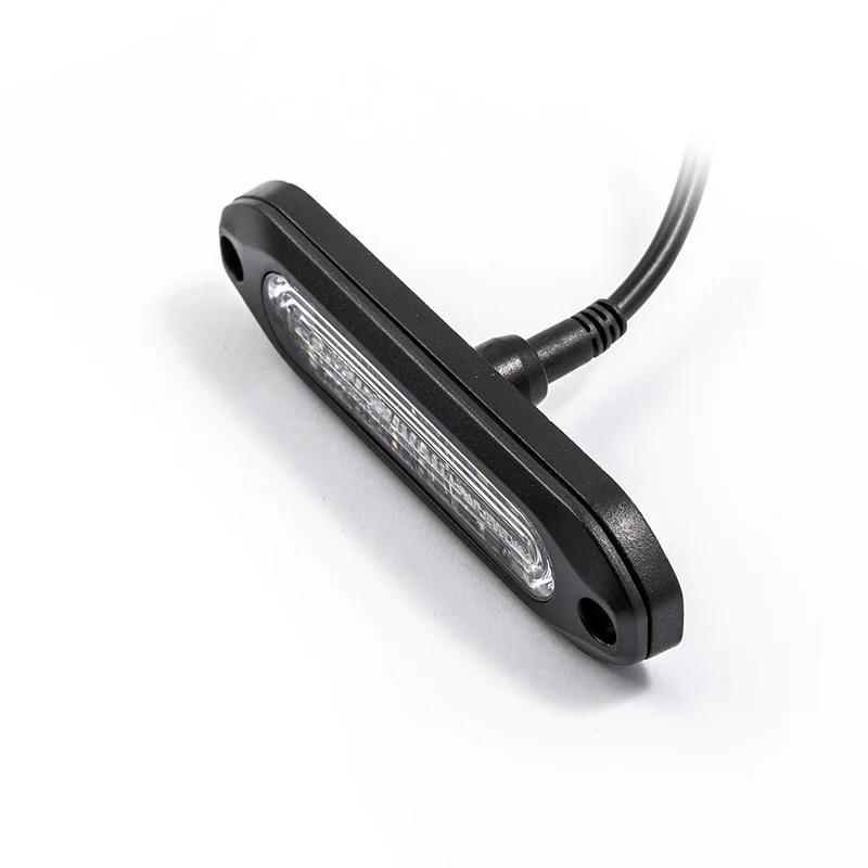 LED R65 advarselslys rav | 12-24v | 2m kabel - 3