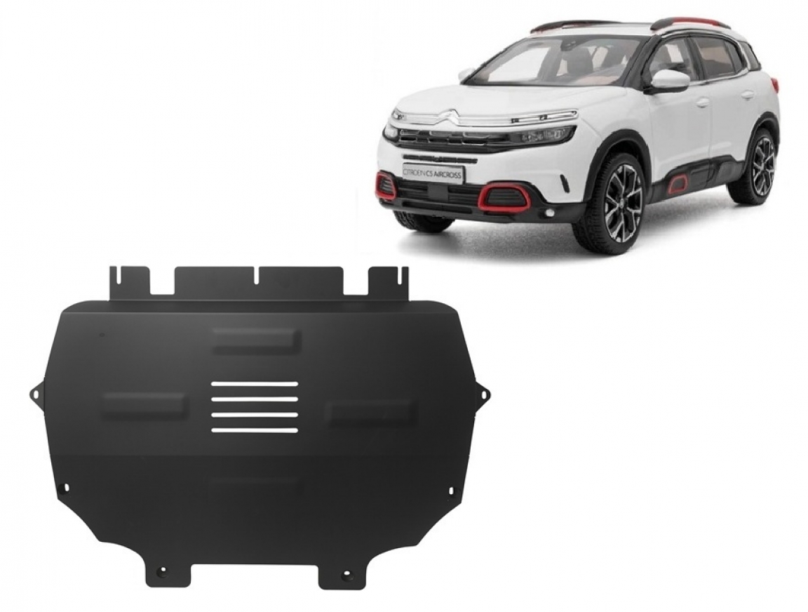 Hasplåt Stål Motor+ | Citroën C5 Aircross (2017-2026) - 2