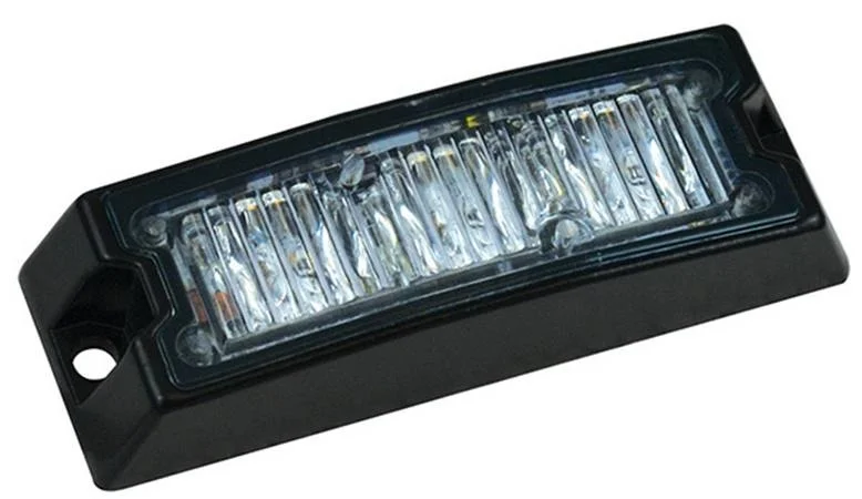 LED-varoitusvalo 3 LEDiä | R65 | slimline | meripihka | 10-30v