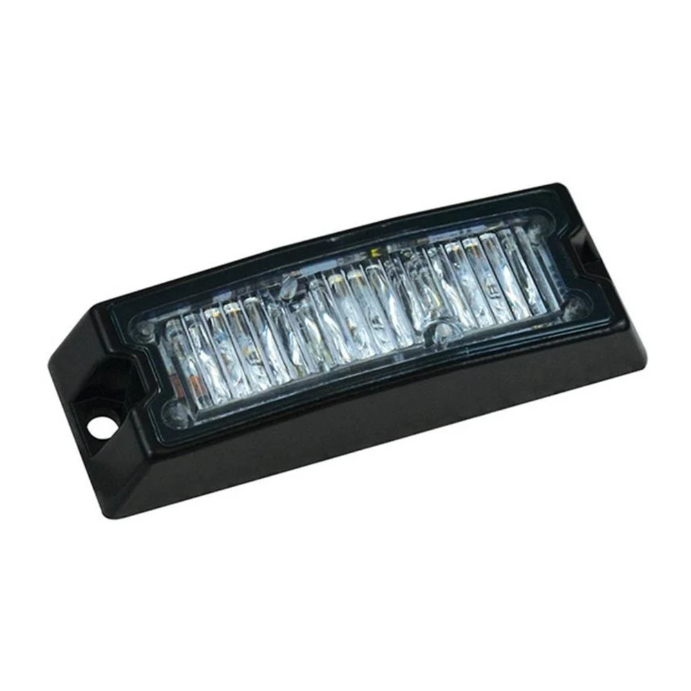LED-varoitusvalo 3 LEDiä | R65 | slimline | meripihka | 10-30v