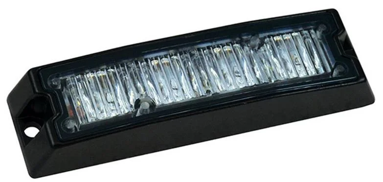 LED varsellys 4 LED-er | R65 | slank | ravgul | 10-30v