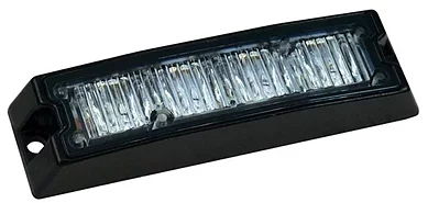 LED warning light 4 LEDs | R65 | slimline | amber | 10-30v