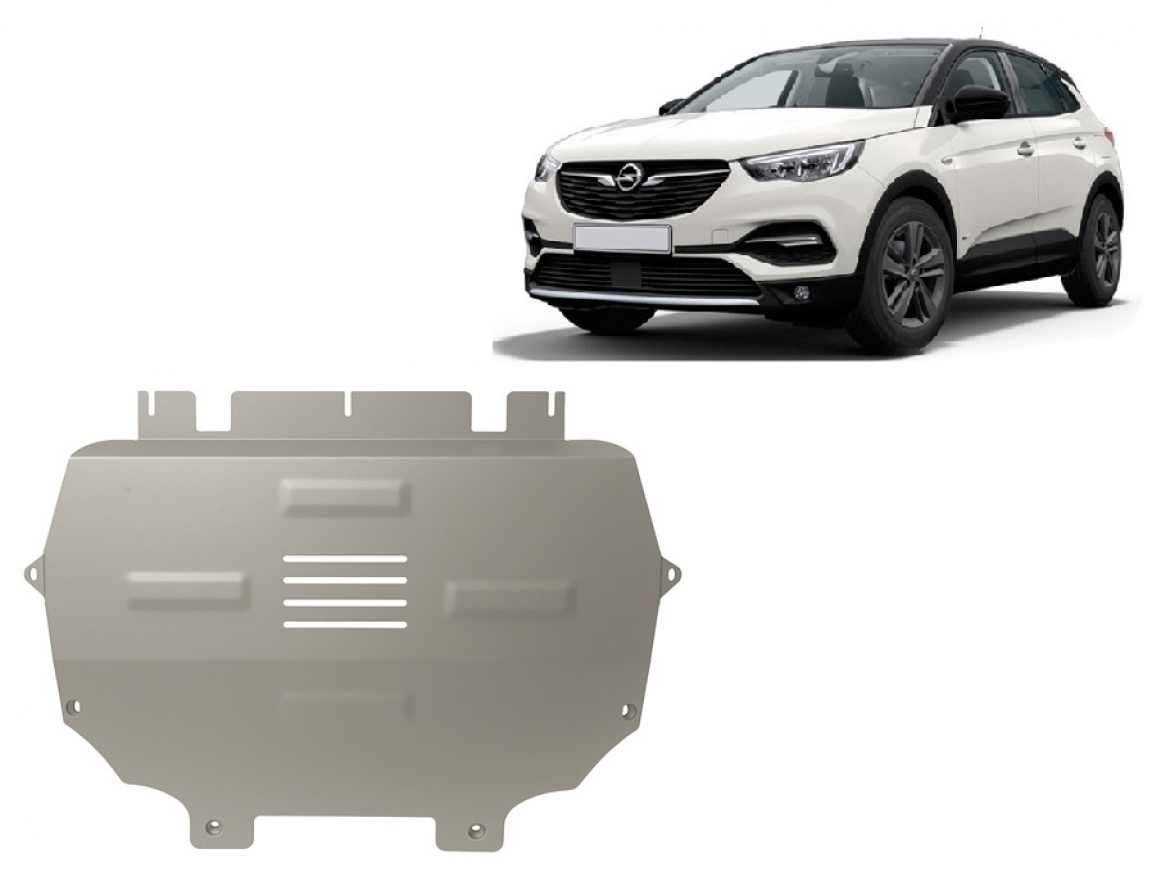 Bunnplate Aluminium Motor+ | Opel Grandland X (2017-2026) - 2