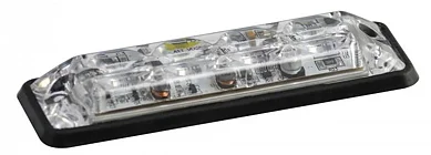 LED warning light 4 LEDs | R10 | slimline | white 10-30v