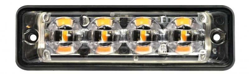 LED varsellys 4 LED-er | R10 | slank | hvit 10-30v - 2