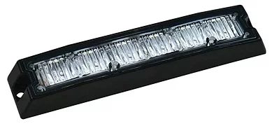 R65 Slimline LED warning light | 6 LEDs | Amber | 10-30v