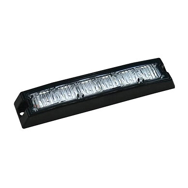 R65 Slimline LED warning light | 6 LEDs | Amber | 10-30v