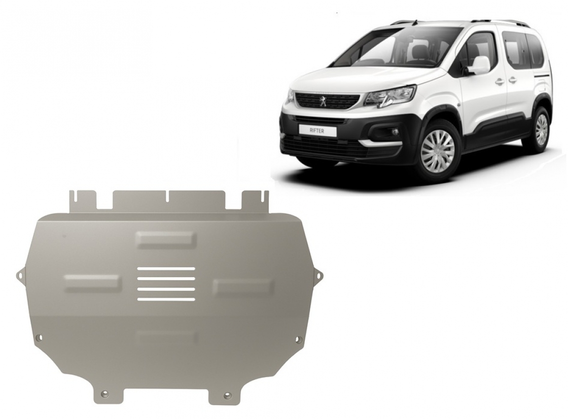 Pohjapanssari Alumiini Moottori+ | Peugeot Rifter (2019-2026) - 2