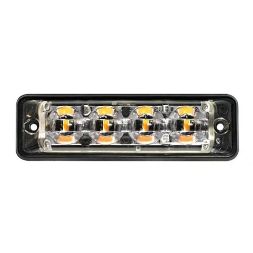 Ultra-flat Slimline LED varsellys 4 LED-er | hvit | 10-30v