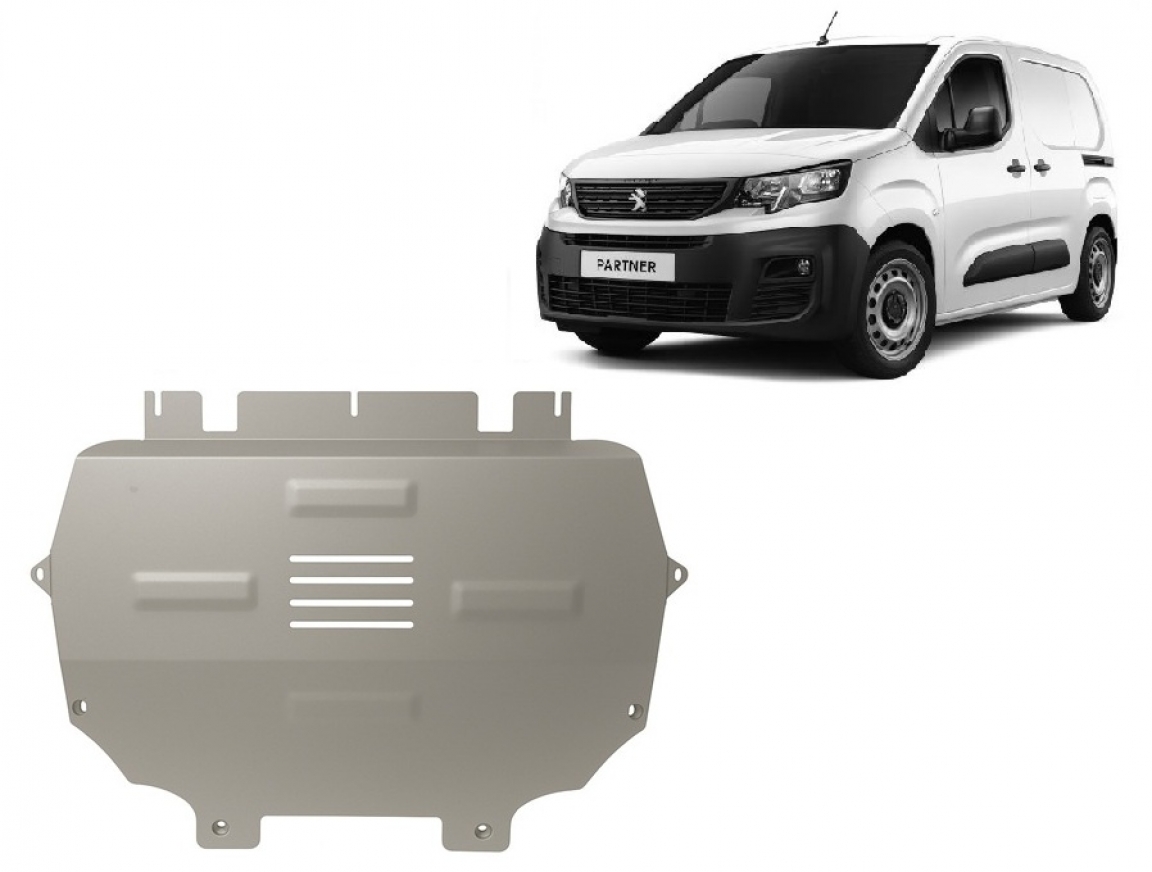 Skid plate Aluminium Engine+ | Peugeot Partner (2018-2026) - 2