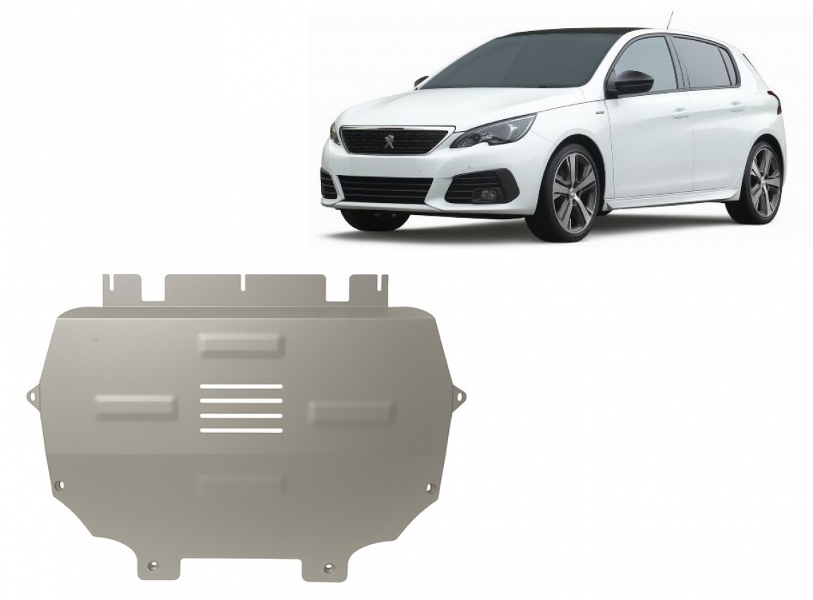 Bunnplate Aluminium Motor+ | Peugeot 308 (2018-2026) - 2