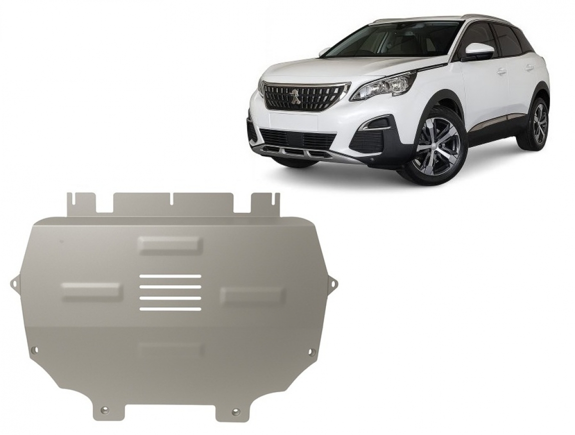 Skid plate Aluminium Engine+ | Peugeot 3008 (2017-2026) - 2