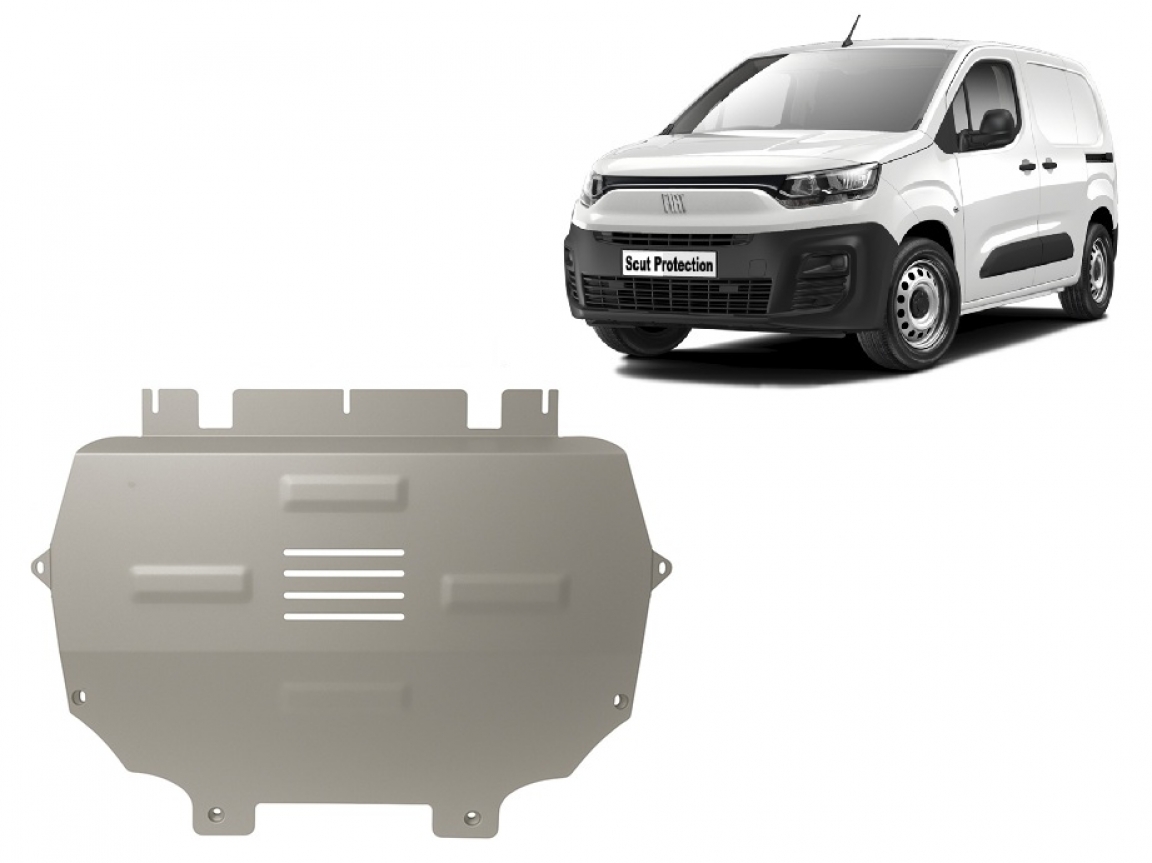 Skid plate Aluminium Engine+ | Fiat Doblo (2023-2026) - 2