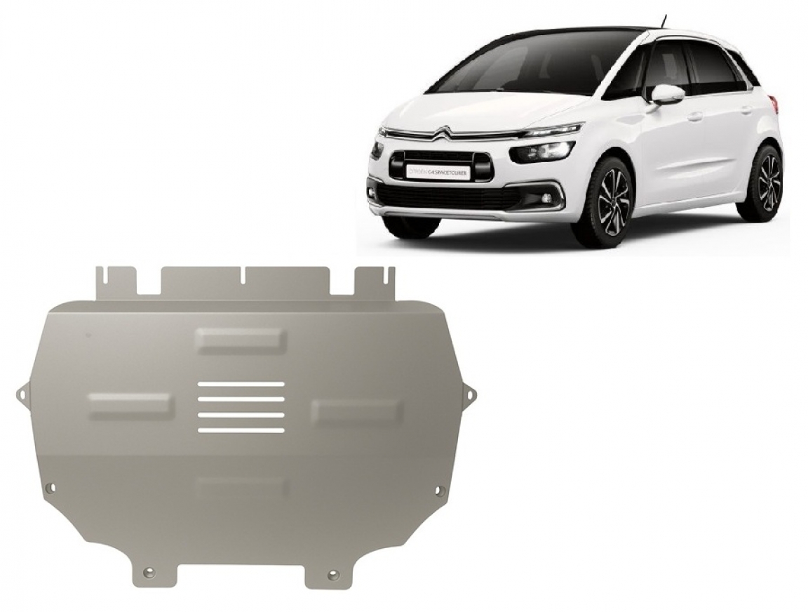 Skid plate Aluminium Engine+ | Citroën Grand C4 SpaceTourer (2018-2022) - 2