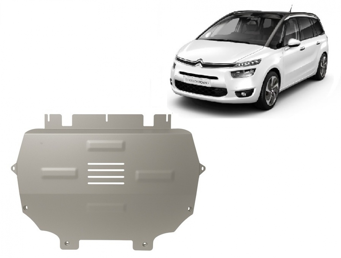 Pohjapanssari Aluminium Moottori+ | Citroën Grand C4 Picasso (2013-2018) - 2
