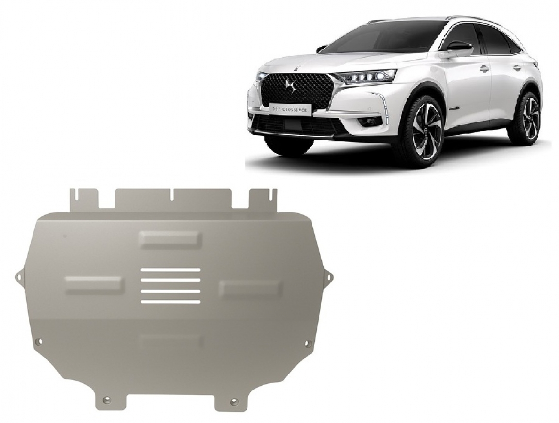 Skid plate Aluminium Engine+ | Citroën DS7 Crossback (2017-2026) - 2