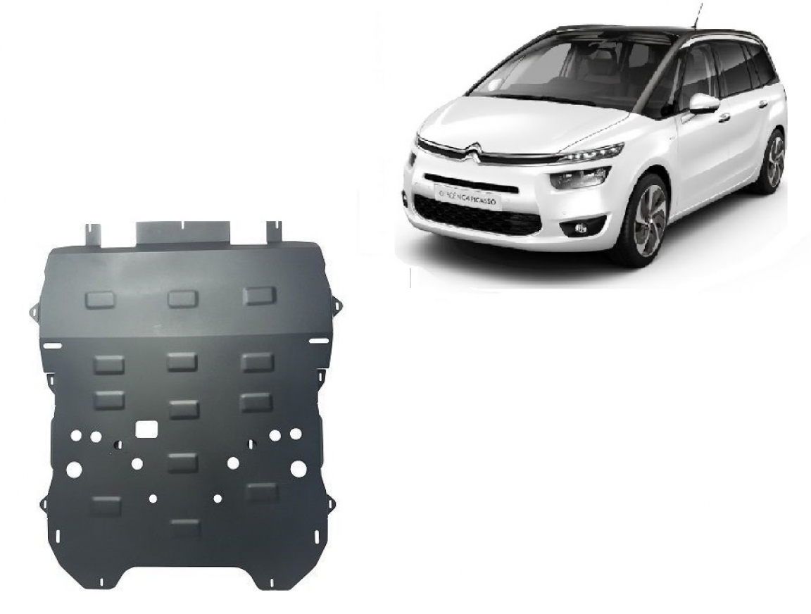 Bundplade Stål Motor+ | Citroën Grand C4 Picasso (2013-2018) - 2