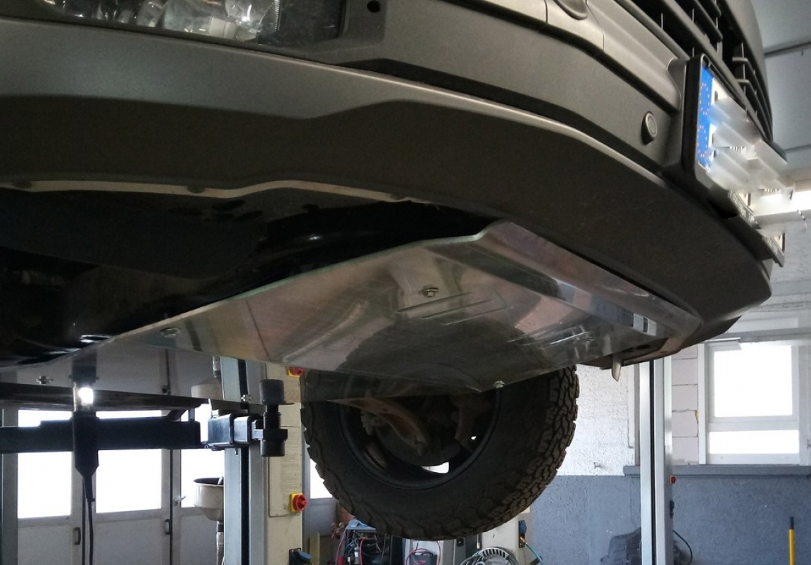 Hasplåt Aluminium Motor+ | VW Transporter T6.1 Caravelle (2019-2022) - 8