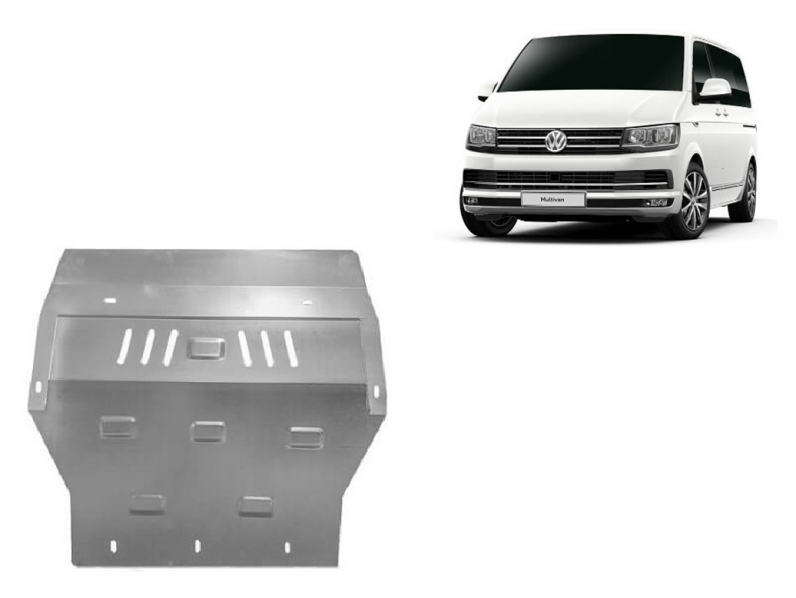 Skid plate Aluminium Engine+ | VW Transporter T6 Caravelle (2015-2026) - 2
