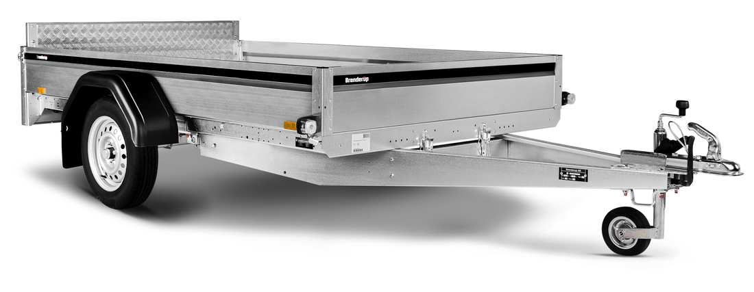 Brenderup Lågbyggd flakvagn Obromsad Serie 2000 260L 750 kg