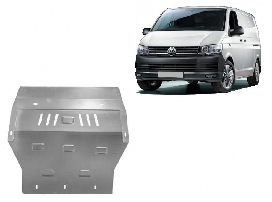 Bunnplate Stål Motor+ | VW Transporter T6 Caravelle (2015-2018) - 2