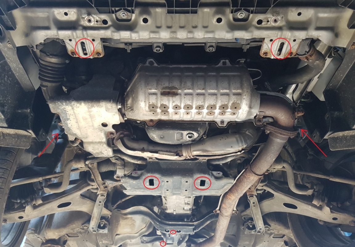 Hasplåt Stål Motor+ | Subaru Legacy IV (2003-2009) - 4