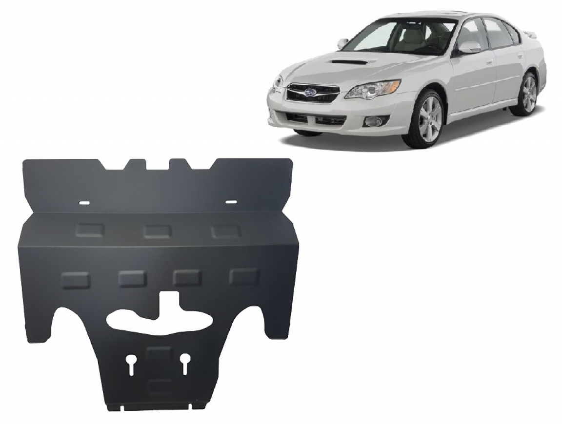 Hasplåt Stål Motor+ | Subaru Legacy IV (2003-2009) - 2