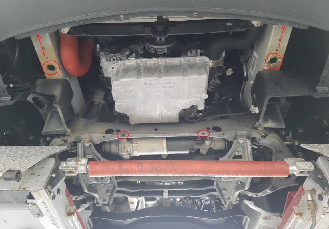 Bundplade Aluminium Motor+ | Mercedes Sprinter - RWD (2018-2026) - 4