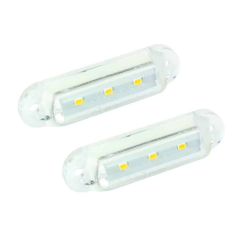 LED marker lights white 12V (set of 2)