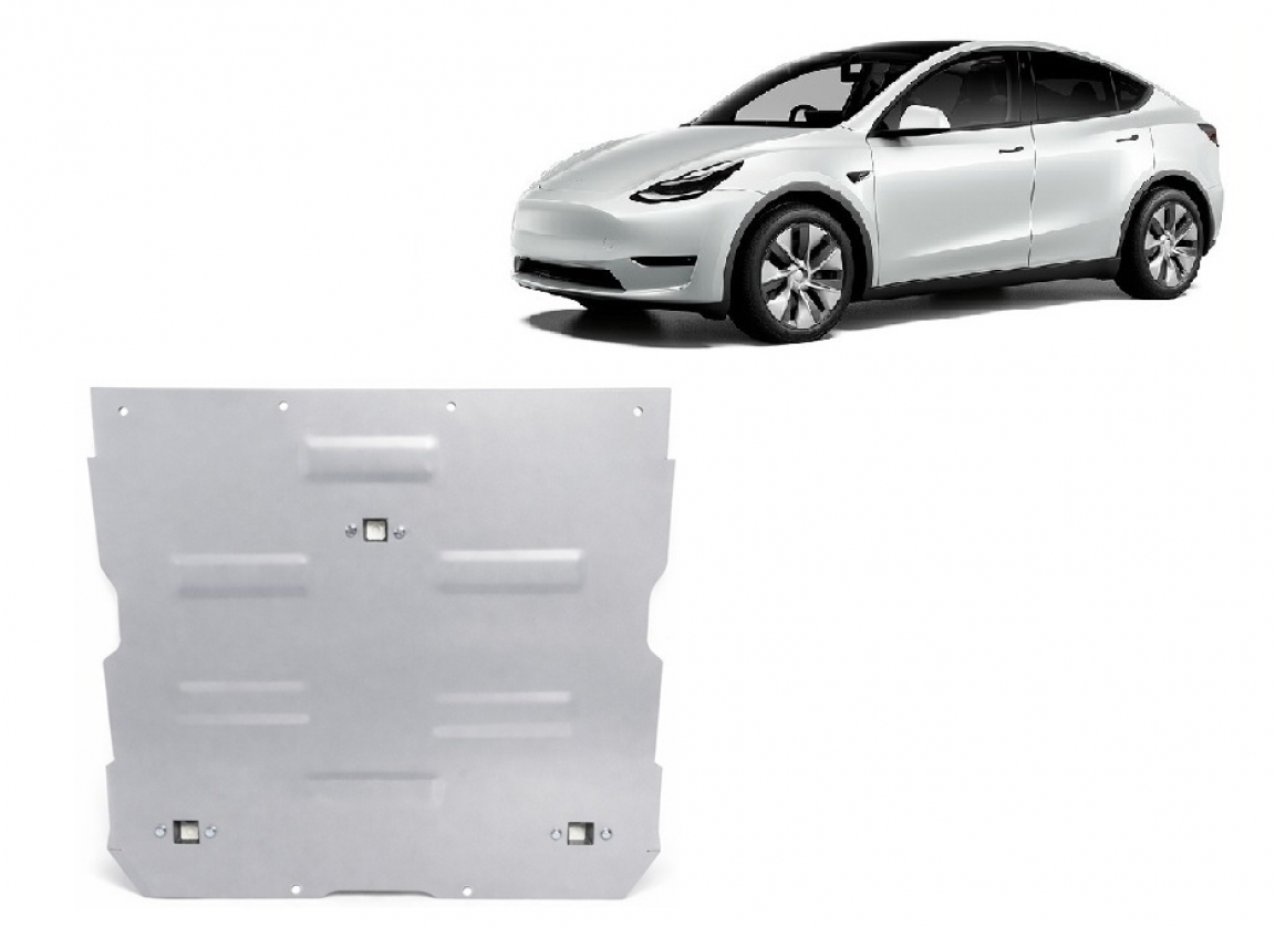 Skid plate Aluminium front electric Motor | Tesla model Y (2020-2023) - 2