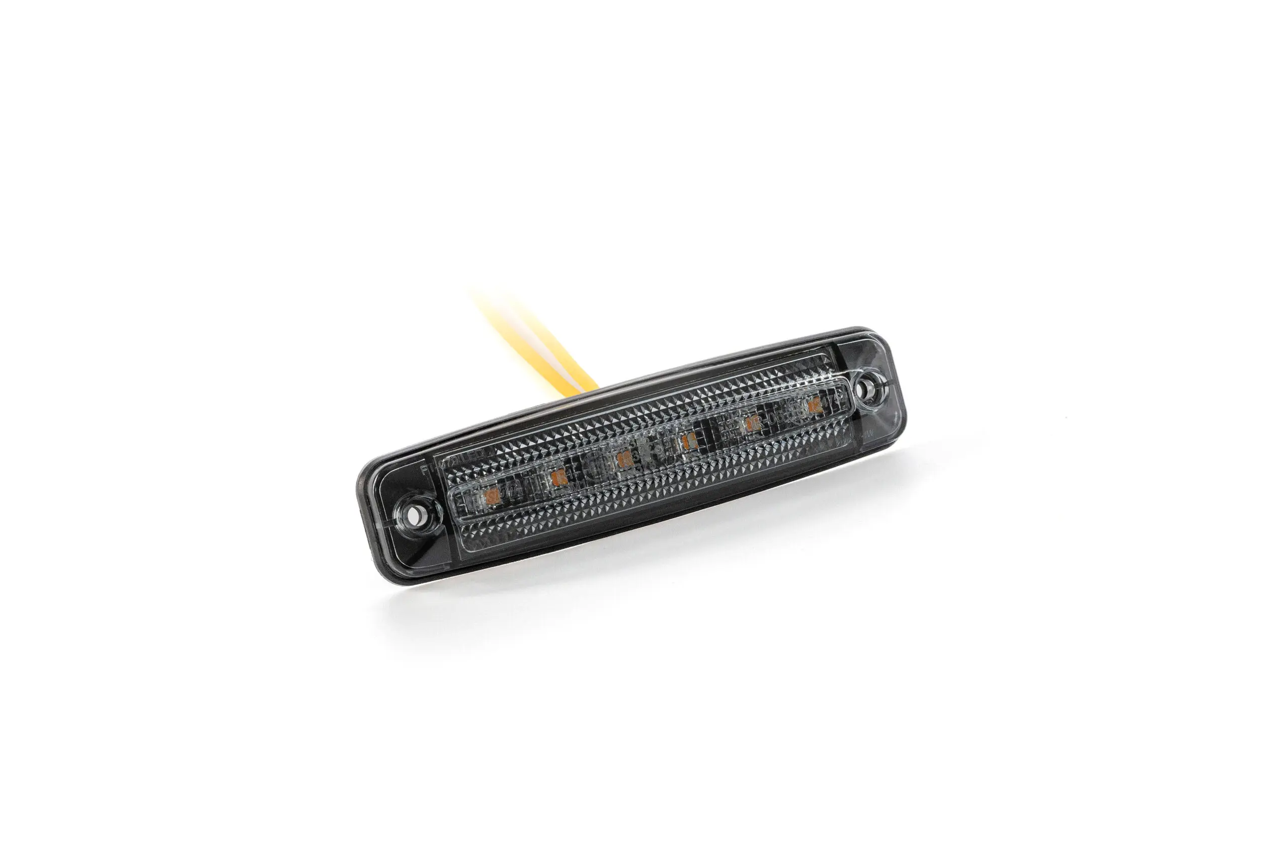 LED marker lights | dark-look | amber | 12-24V | 0.15m cable