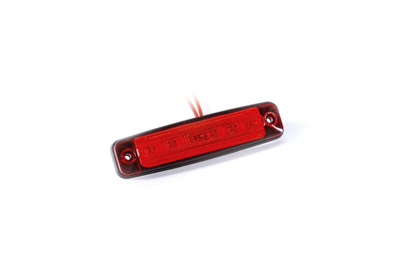 LED marker lys rød 12-24v 15cm kabel