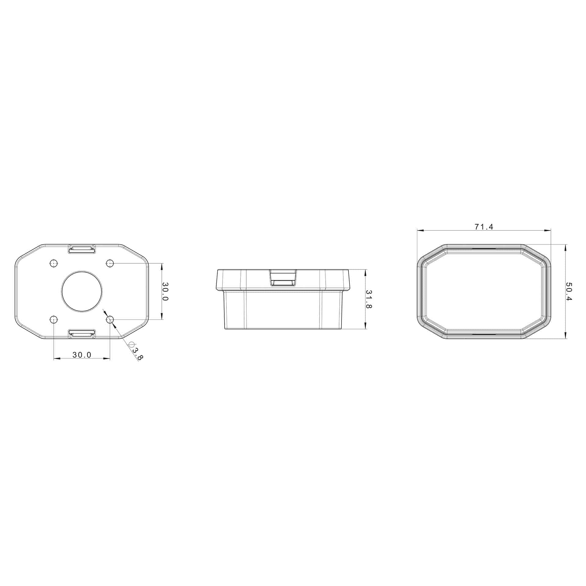 LED markeringslys hvit 12-24v 0.75mm2 kontakt - 2