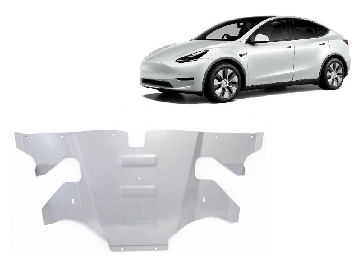 Bunnplate Aluminium Bakre elektrisk Motor | Tesla Model Y (2020-2023) - 2
