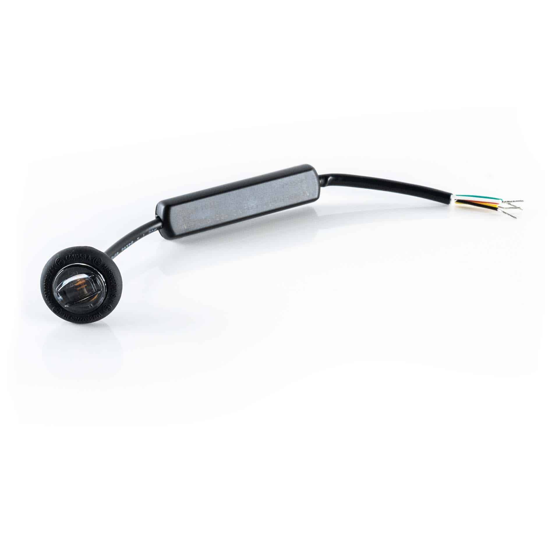 LED markeringslys rød 12-24v 25cm kabel - 3