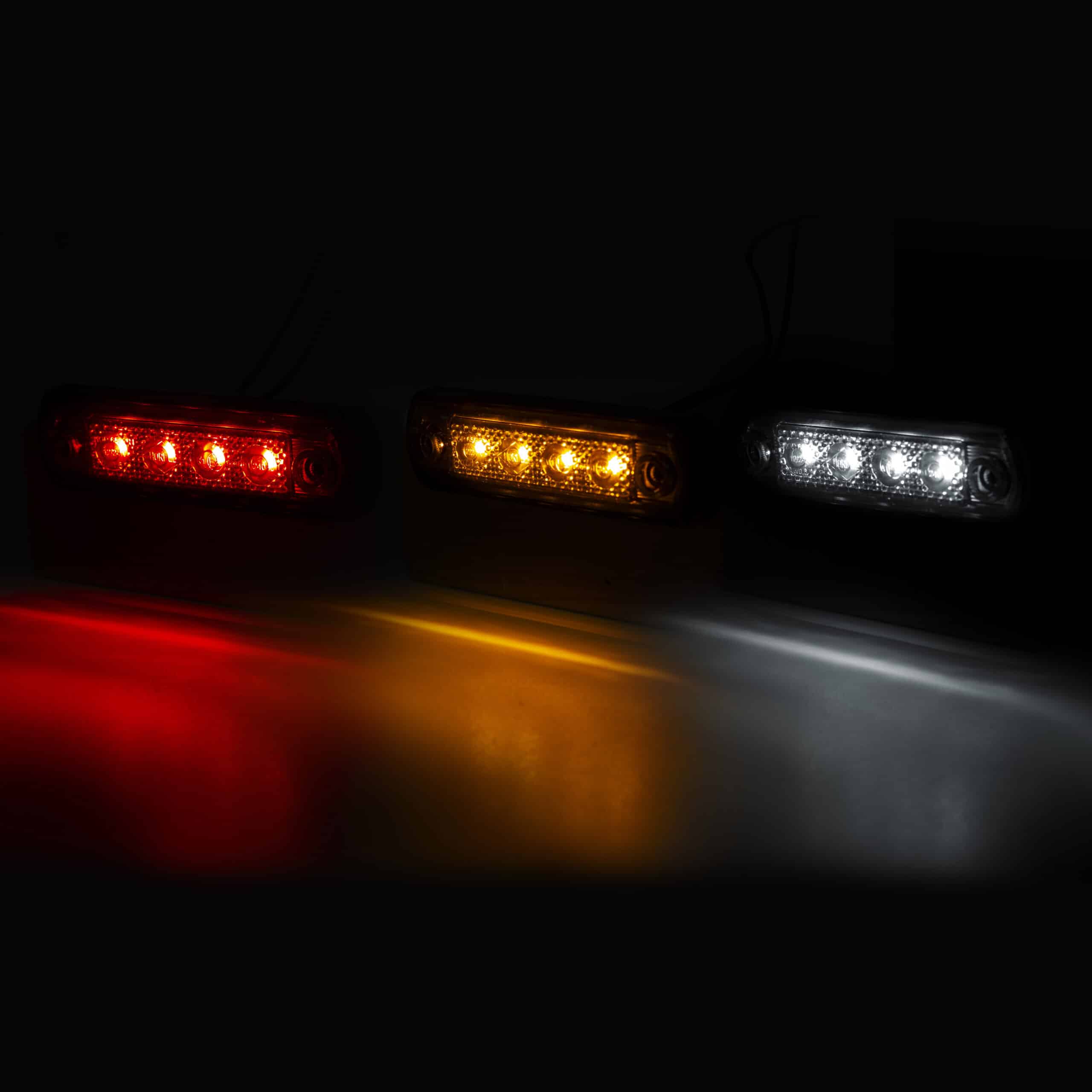 LED mørk markeringslys rav 12-24v 50cm kabel - 3
