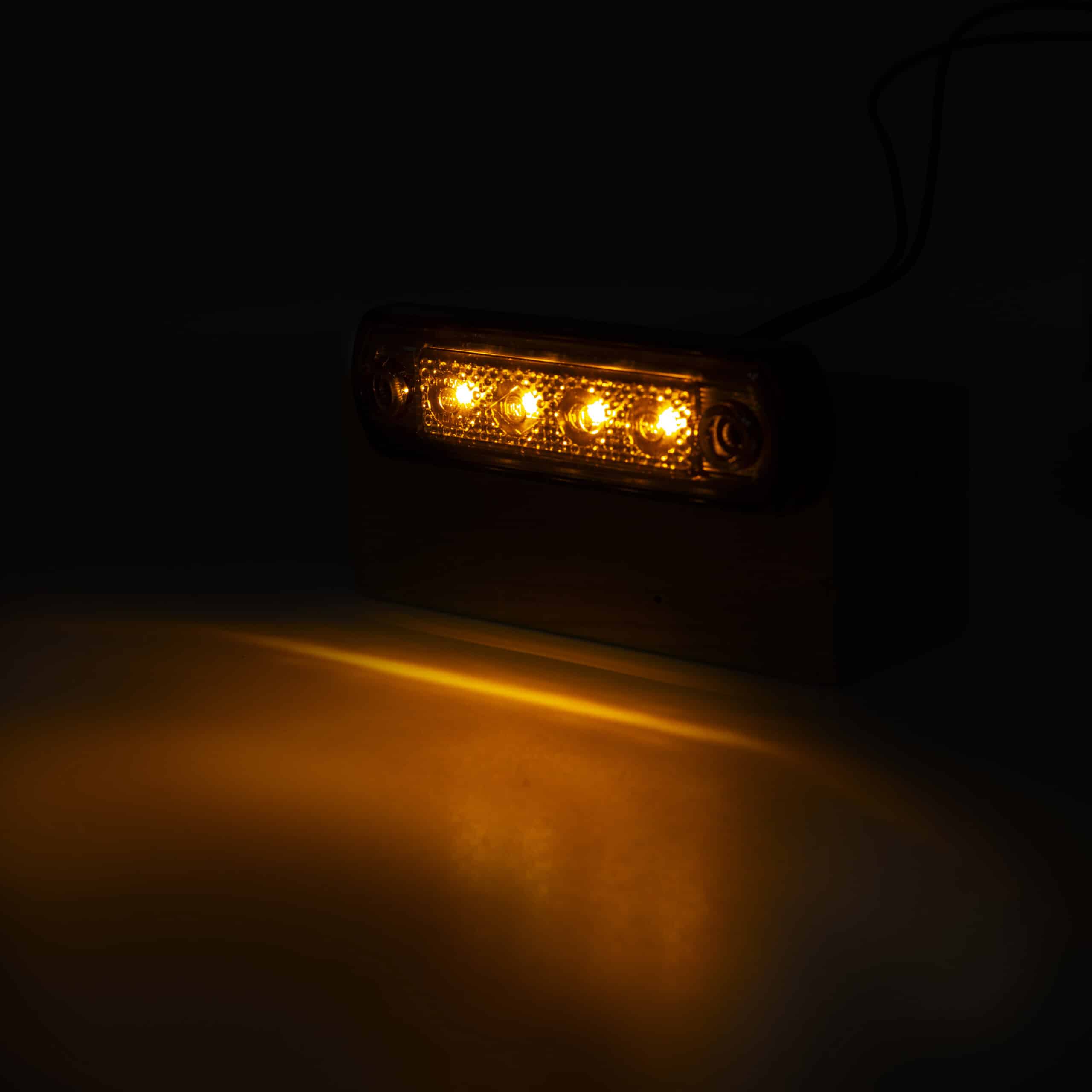 LED mørk markeringslys rav 12-24v 50cm kabel - 2