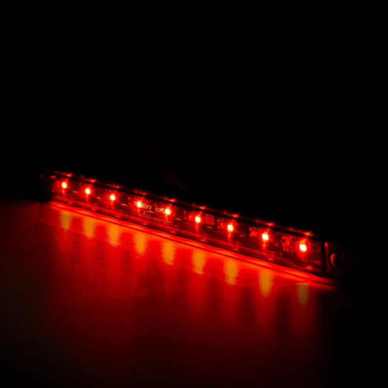 LED mørke markeringslys rød 12-24v 0.3m kabel - 2