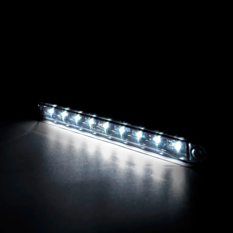 LED dark marker lights white 12-24v 0.3m cable - 2