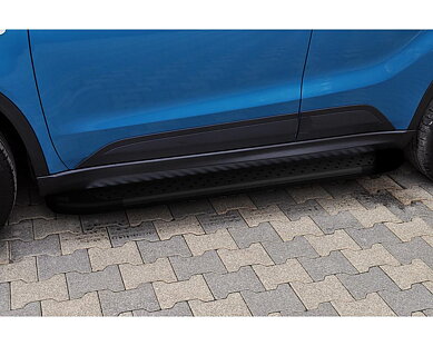 Progi boczne czarne antypoślizgowe | Suzuki Vitara 2015-