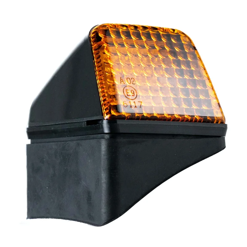LED Volvo toppljus bärnstensfärgad höger vinklad fäste 24V - 3