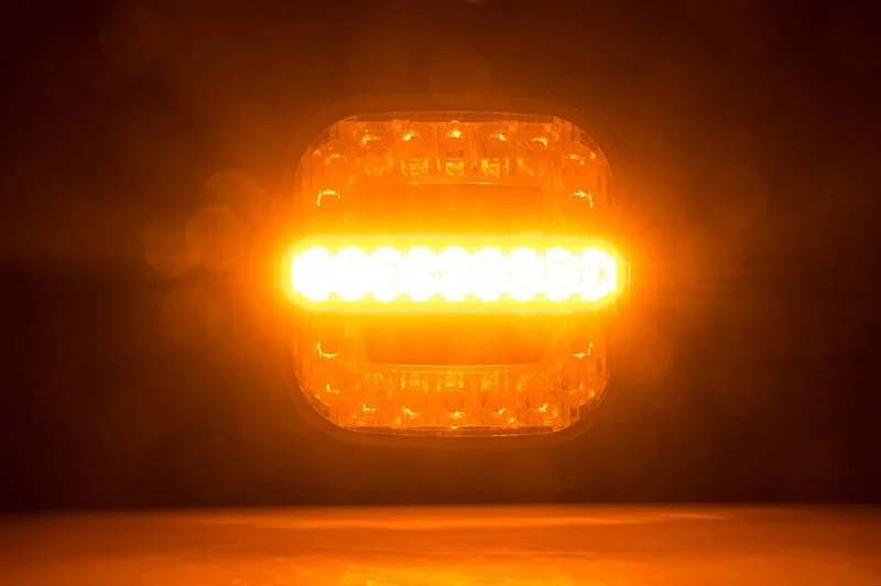 LED Front position lights & indicators 12/24v 1m. Cables - 4