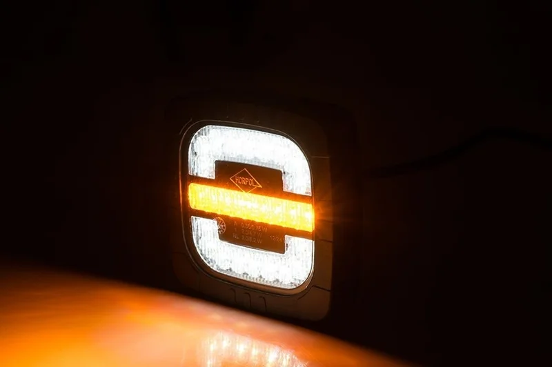LED Päiväajovalo, etuasentovalo & merkkivalo 12/24v 1m. Kaapelit - 5